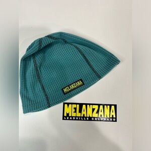 Melanzana Micro Grid Toque Large Turquoise Teal Beanie NWT Melly Hat Microgrid